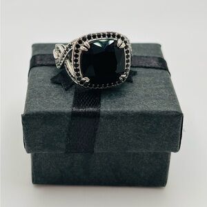 Bomb Party black stone on silver